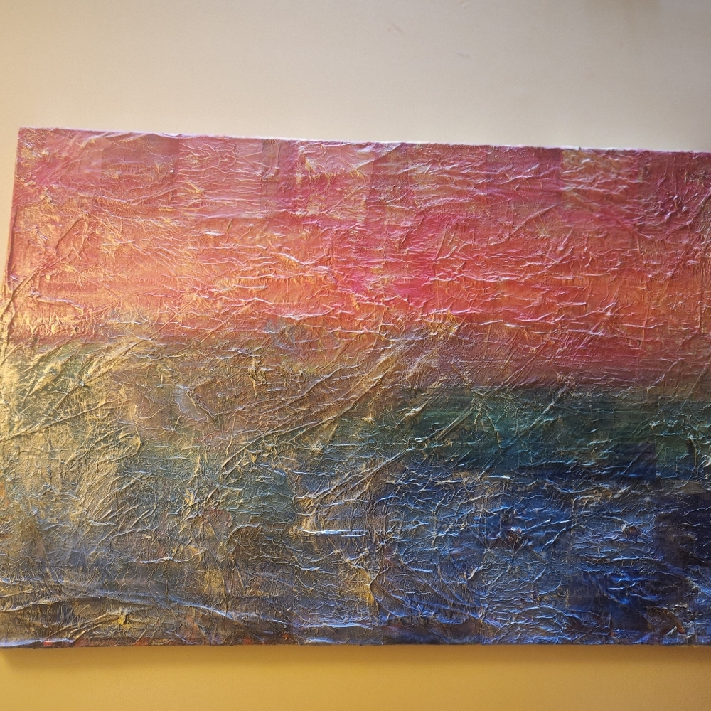 Abstract Sunset Canvas Art